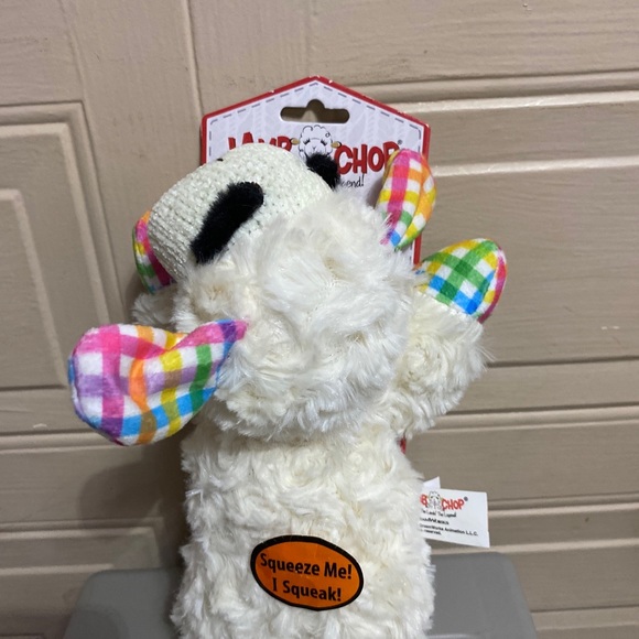 - Lambchop 8" dog Toy With Squeaker. - Picture 2 of 5
